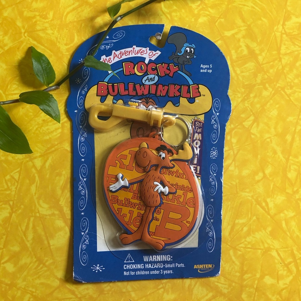Vintage Bullwinkle Keychain